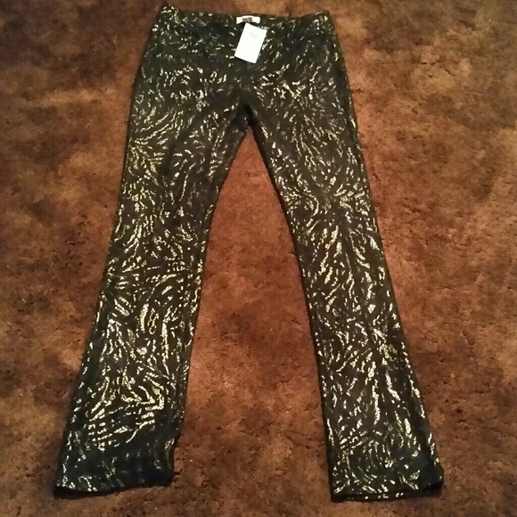 Cache Pants - Cache NWT Pants Black Gold. Sz 6